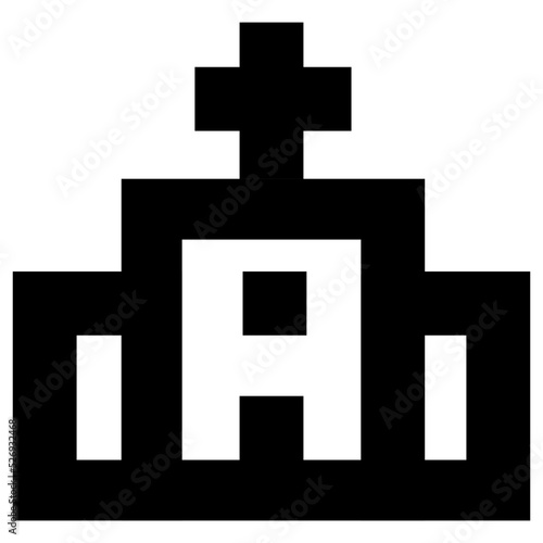 Hospital Vector Icon 