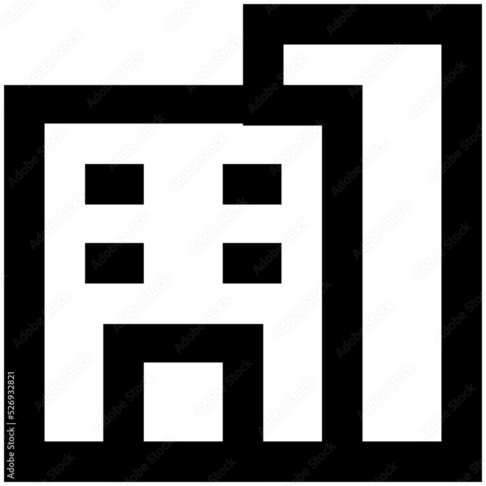 Building Vector Icon Building Vector Icon