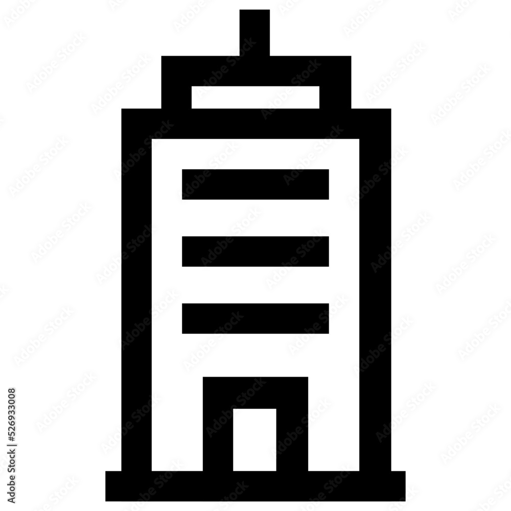 Skyscraper Vector Icon Skyscraper Vector Icon