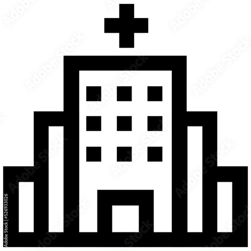 Hospital Vector Icon 