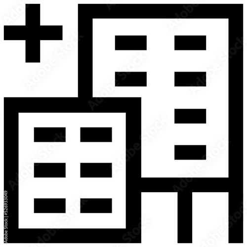 Hospital Vector Icon 