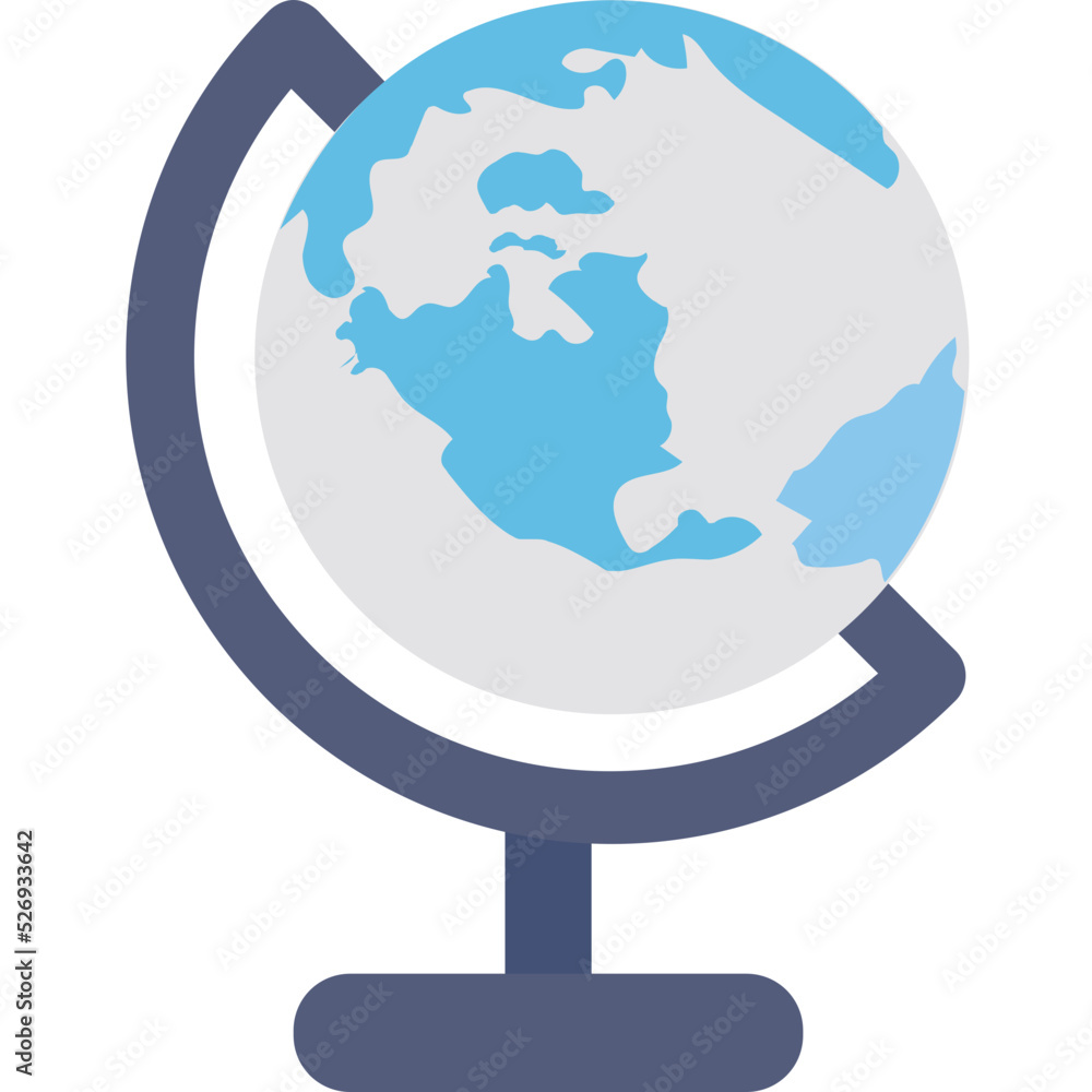 Table Globe Vector Icon Table Globe Vector Icon
