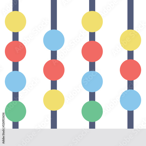 Abacus Vector Icon