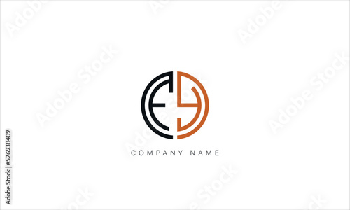 FY, YF Abstract Letters Logo Monogram photo