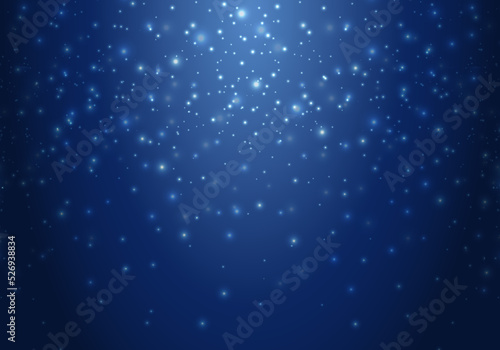 キラキラの玉ボケのベクターイラスト背景(雪,降雪,冬)