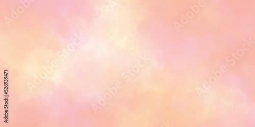 Abstract colorful bright soft smeared aquarelle painted pink watercolor background, Colorful color splashing in the paper for any design, business card and decoration.