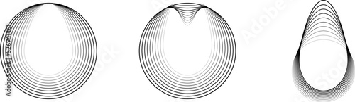 Foto Lines in Circle Form