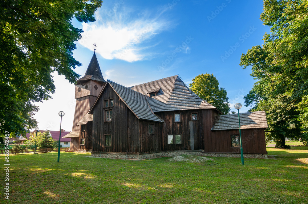 Church of the Nativity of the Blessed Virgin Mary, Chlastawa, Lubusz Voivodeship, Poland