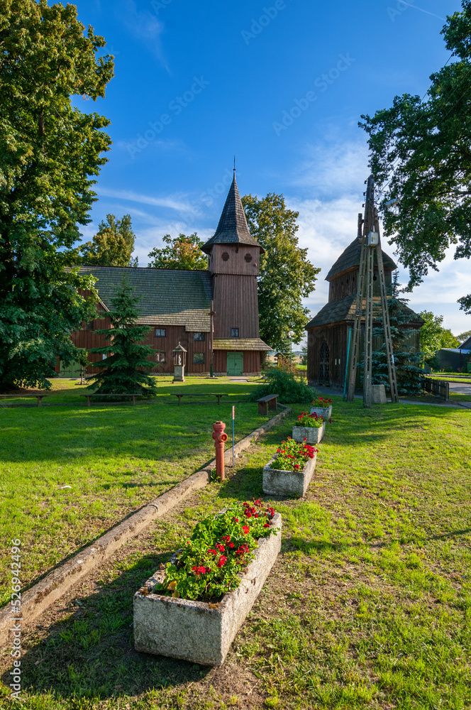 Church of the Nativity of the Blessed Virgin Mary, Chlastawa, Lubusz Voivodeship, Poland