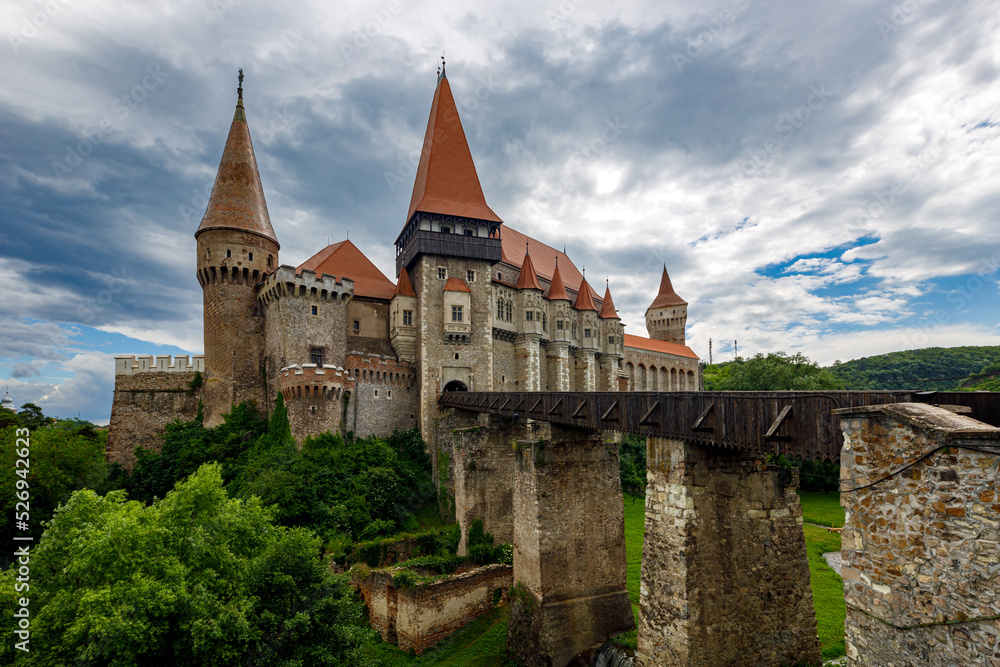 Corvin Castle în Hunedoara în Romania	
