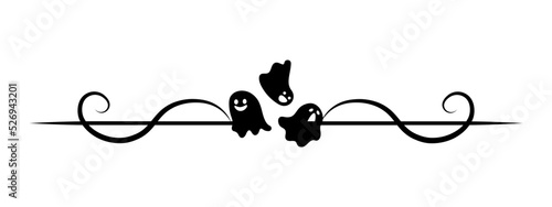halloween ghost border
