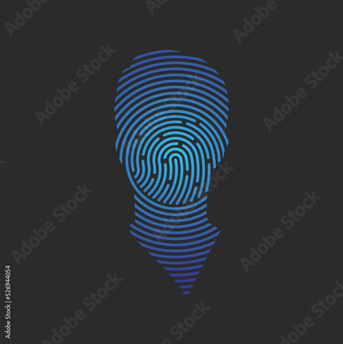 Human Scan Technology Logo Vector EPS