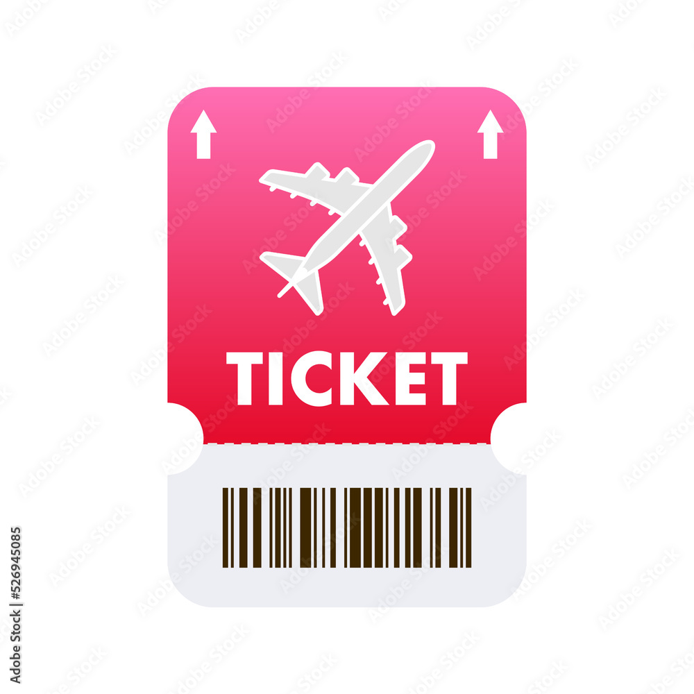 Travel tickets for bus, plane and train. Isolated subway and railway ...