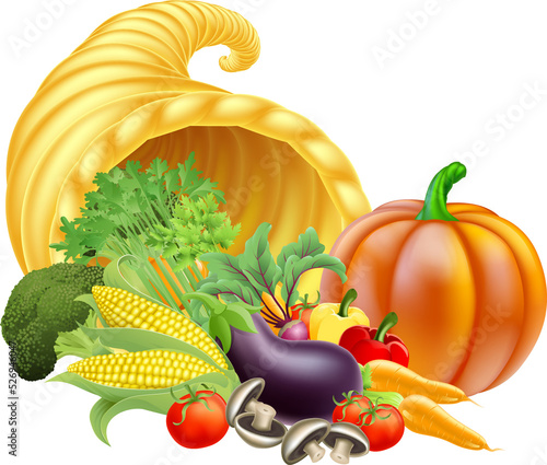 Cornucopia Illustration