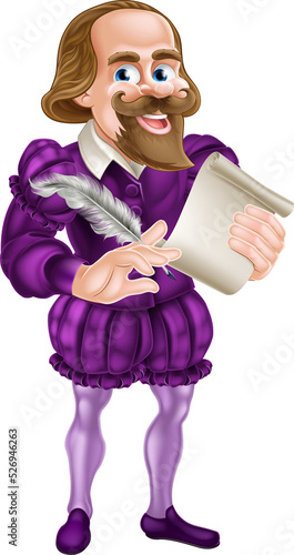 Cartoon Shakespeare photo