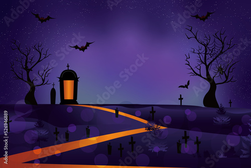 Halloween　Background　Beautiful , simple photo