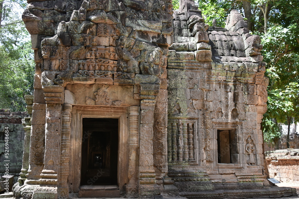 Freestanding Temple Structure in Ta Prohm, Siem Reap, Cambodia Freestanding Temple Structure in Ta Prohm, Siem Reap, Cambodia