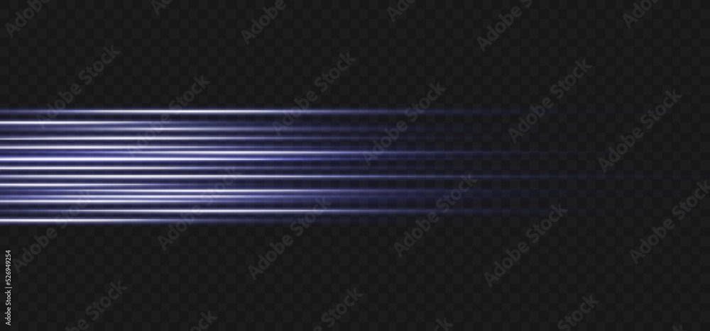 Vector illustration in blue color. Set of light effects. Glare and flash. Bright beams of light. Glowing lines. Vector illustration.Dust. Christmas Flash.