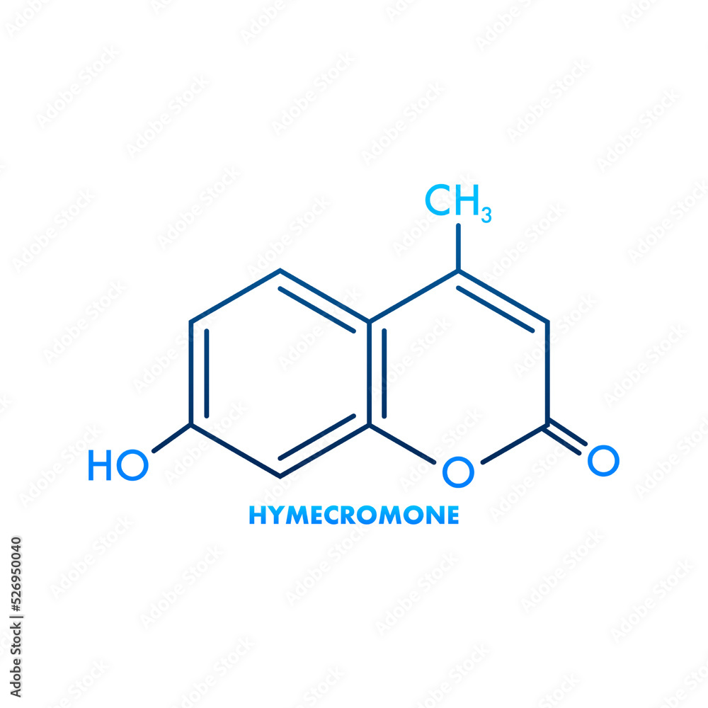 Fototapeta premium Hymecromone formula, great design for any purposes