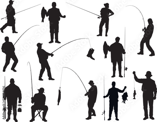 Fishing silhouette