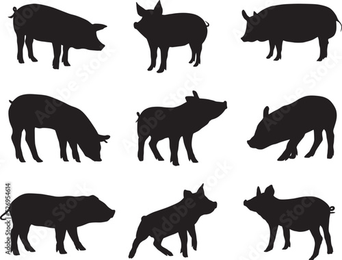 pig silhouette