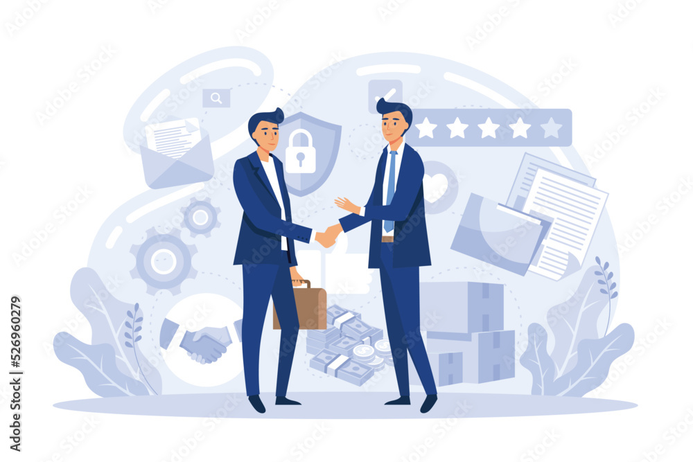 Business services metaphor, strategic planning, market research, project management flat vector illustrations flat vector illustration Business services metaphor, strategic planning, market research, project management flat vector illustrations flat vector illustration