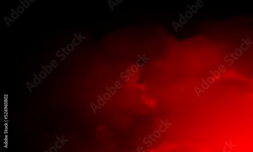 Abstract Red smoke mist fog on a black background.Smoke fog misty texture on isolated black background.