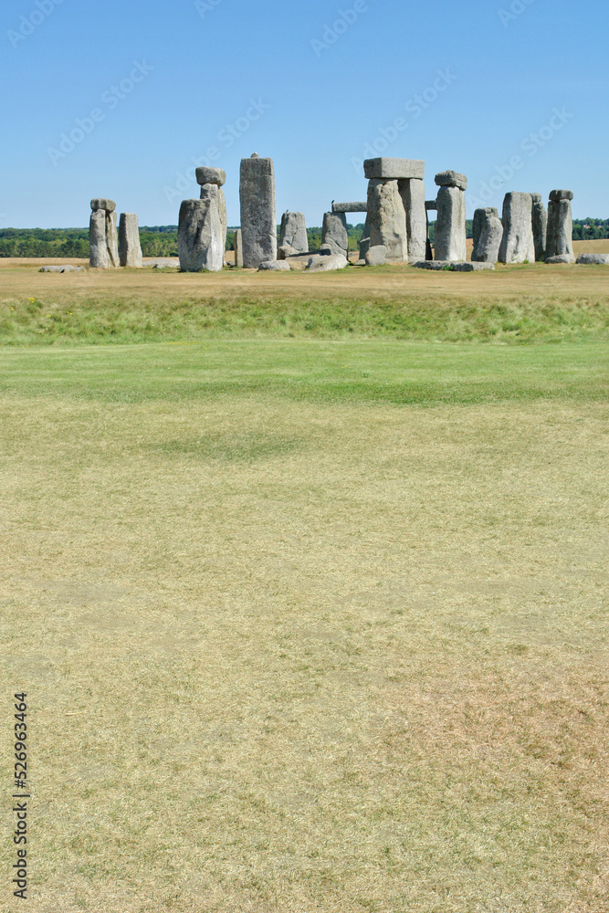 Stonehenge -  a prehistoric monument on Salisbury Plain in Wiltshire