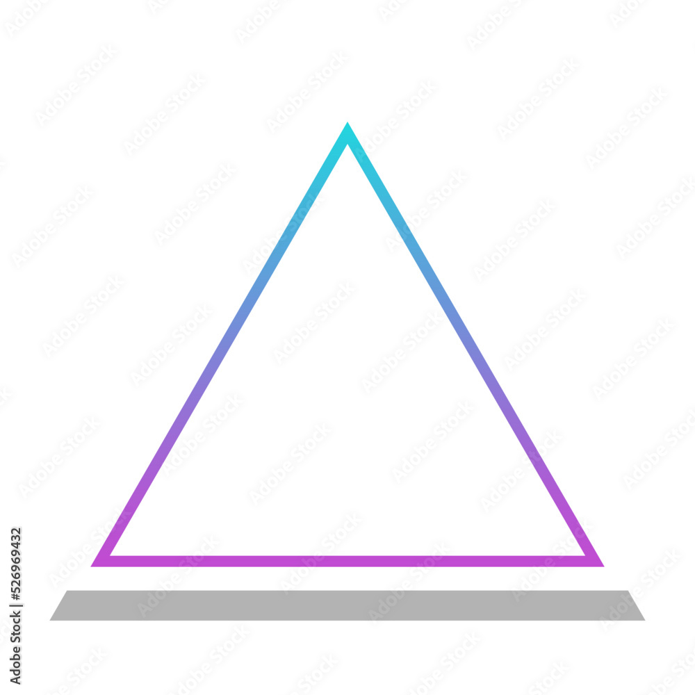 gradient triangle frame with white background
gradient triangle frame with white background