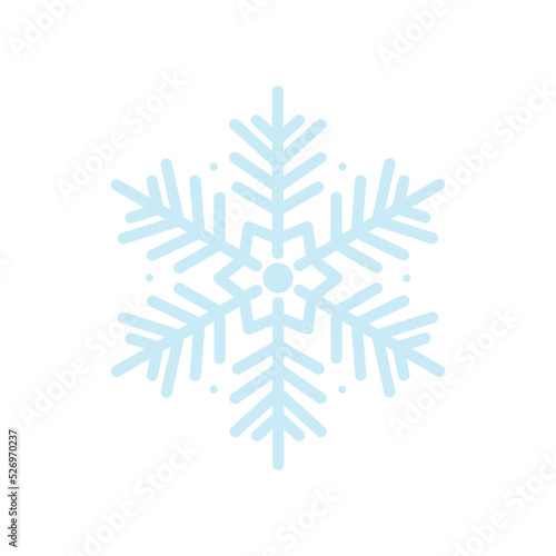 Vector beautiful snowflake design collection For the winter season that comes with Christmas in the New Year.