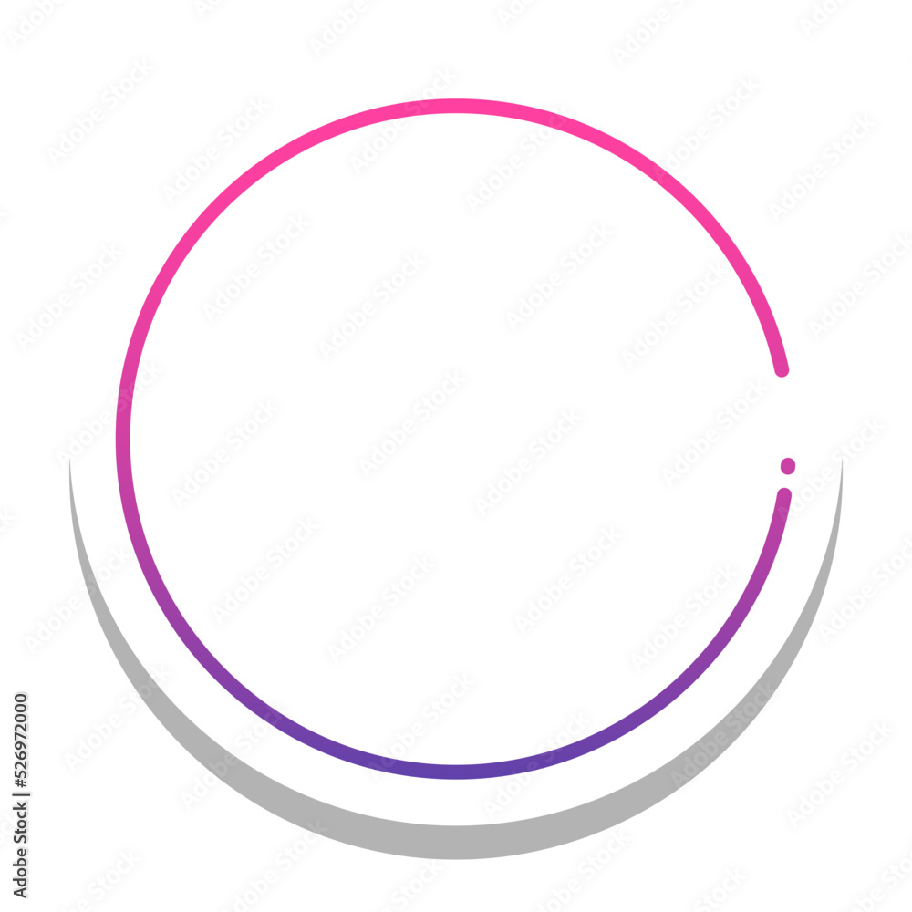 gradient round frame with round white background
gradient round frame with round white background