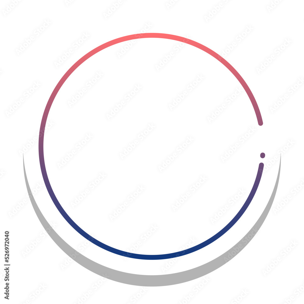 gradient round frame with round white background
gradient round frame with round white background