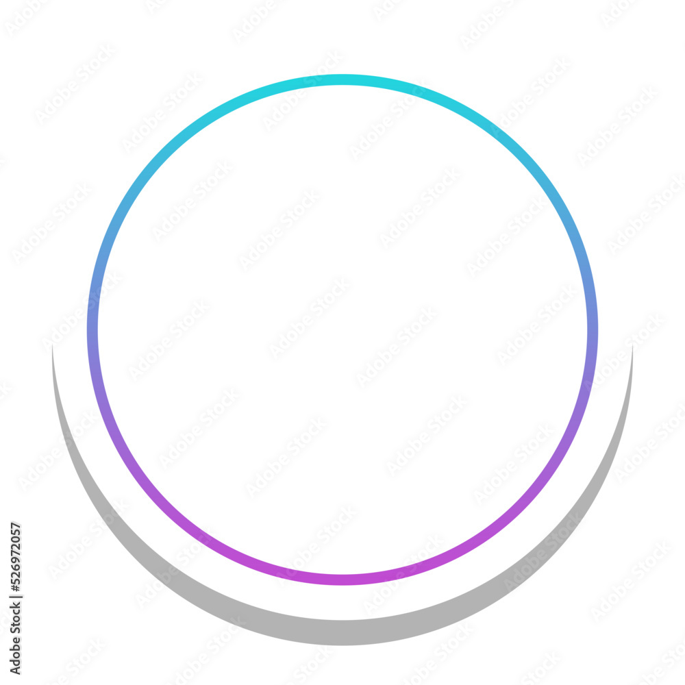 gradient round frame with round white background
gradient round frame with round white background