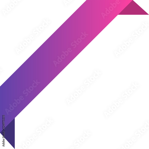 Free Download gradient ribbon page border
 - GFXLoad