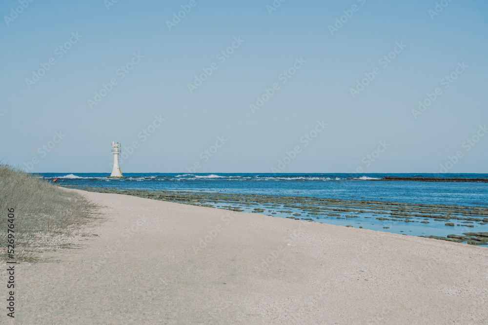lighthouse at the beach
