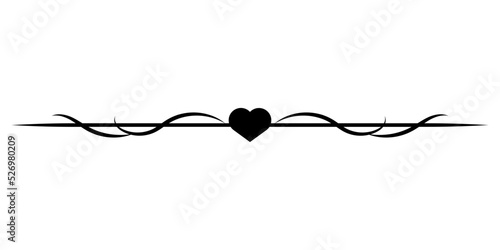 heart ornament line art

