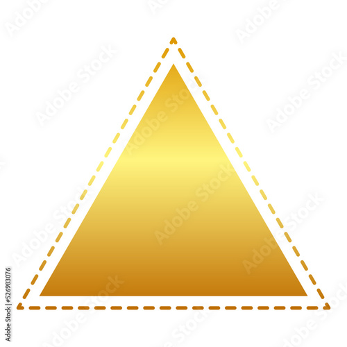 gold triangle background
