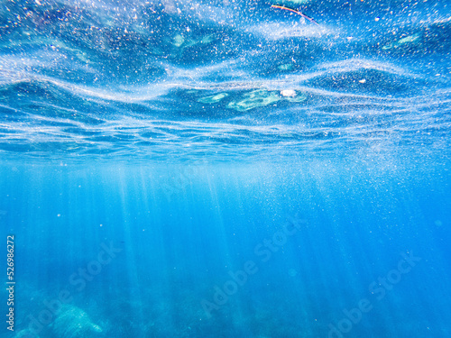 Fototapeta Naklejka Na Ścianę i Meble -  Croatia Blue Caves Underwater Snorkeling
