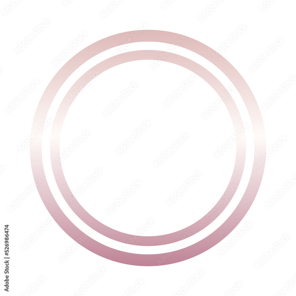rose gold round frame
rose gold round frame