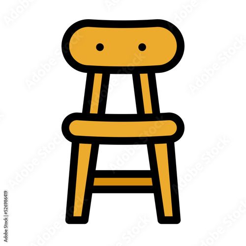 chair line icon