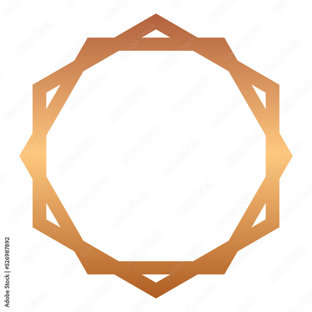 © KEN111 - bronze geometric frame