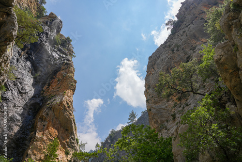 Sapadere Canyon near Alanya. Landscape in Turkey. 