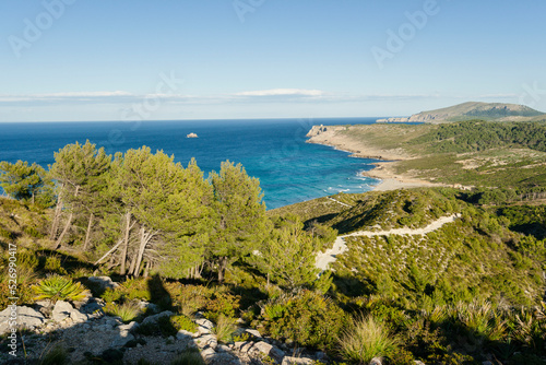 Penya Roja, Arenalet des Verger, - Arenalet de Albarca, parque natural de Llevant, Artà. Mallorca, Islas Baleares, España. photo