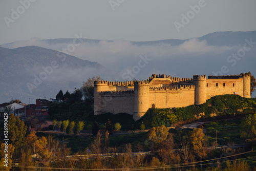 castillo de Maqueda, de epoca romana, reconstruido en 981 por Fathoben Ibrahim el Omeya, Monumento Histórico Artístico, Maqueda , Castilla-La Mancha, Spain, europa photo