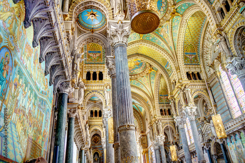 Lyon, Fourvière Basilica photo