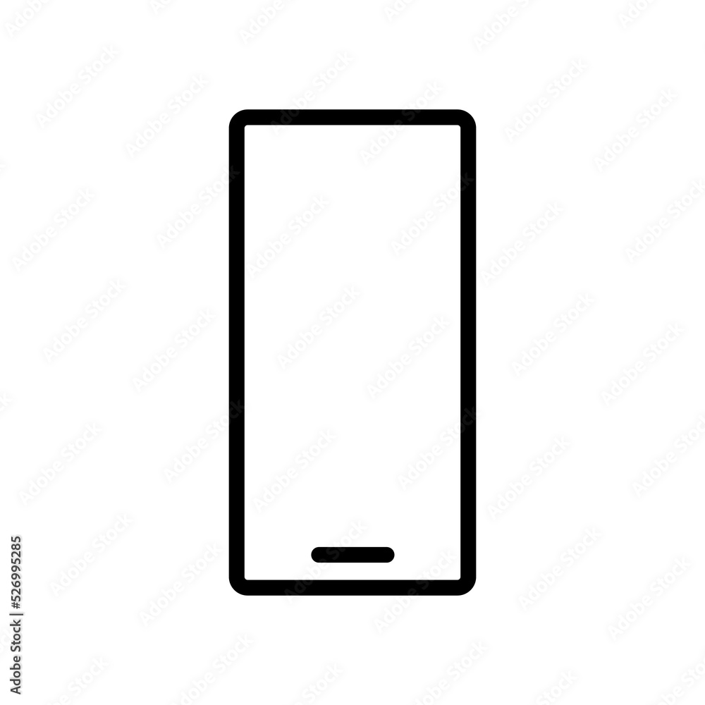 mobile phone icon design. simple illustration of merchandise product design mobile phone icon design. simple illustration of merchandise product design