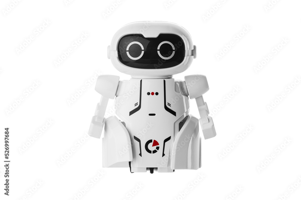 Modern design ai robot, isolated on white background Modern design ai robot, isolated on white background