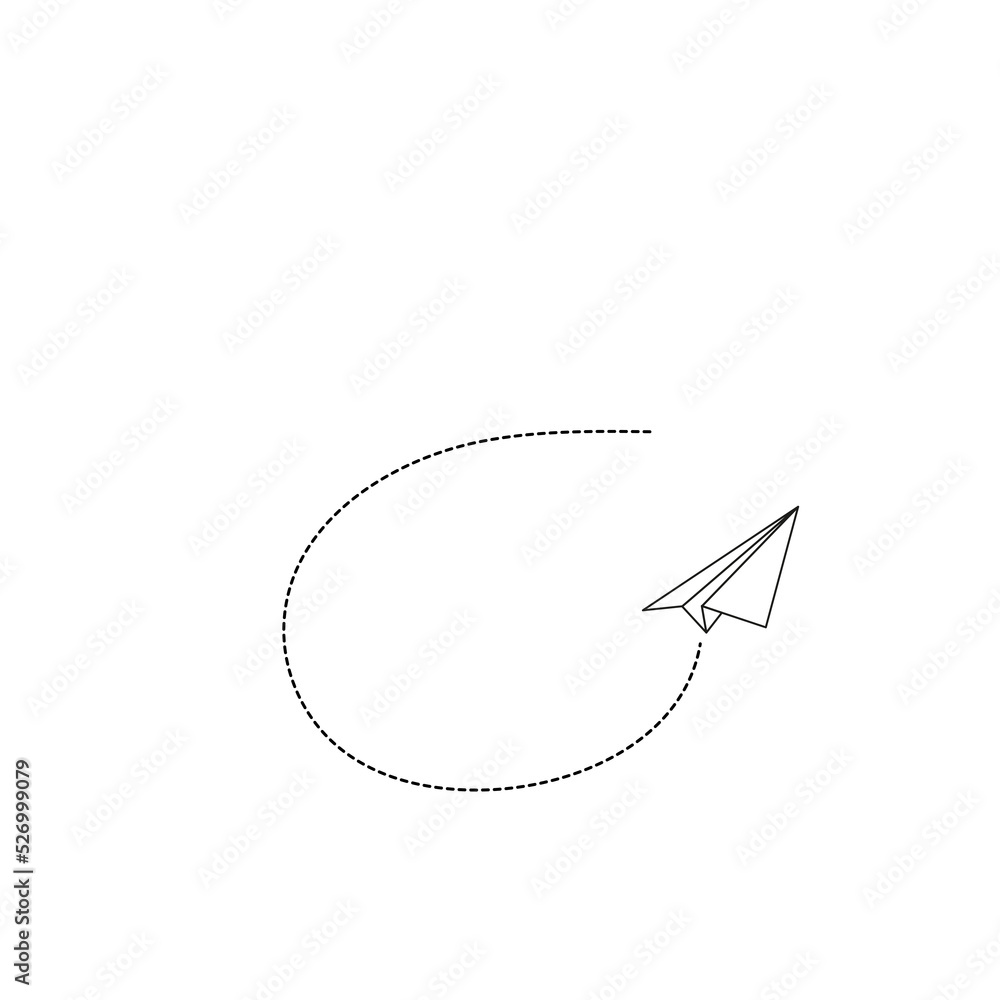 paper plane flight path, path to business paper plane flight path, path to business