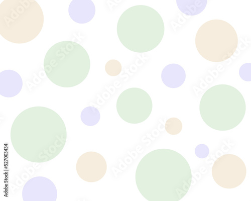 ランダムな水玉模様　背景　壁紙