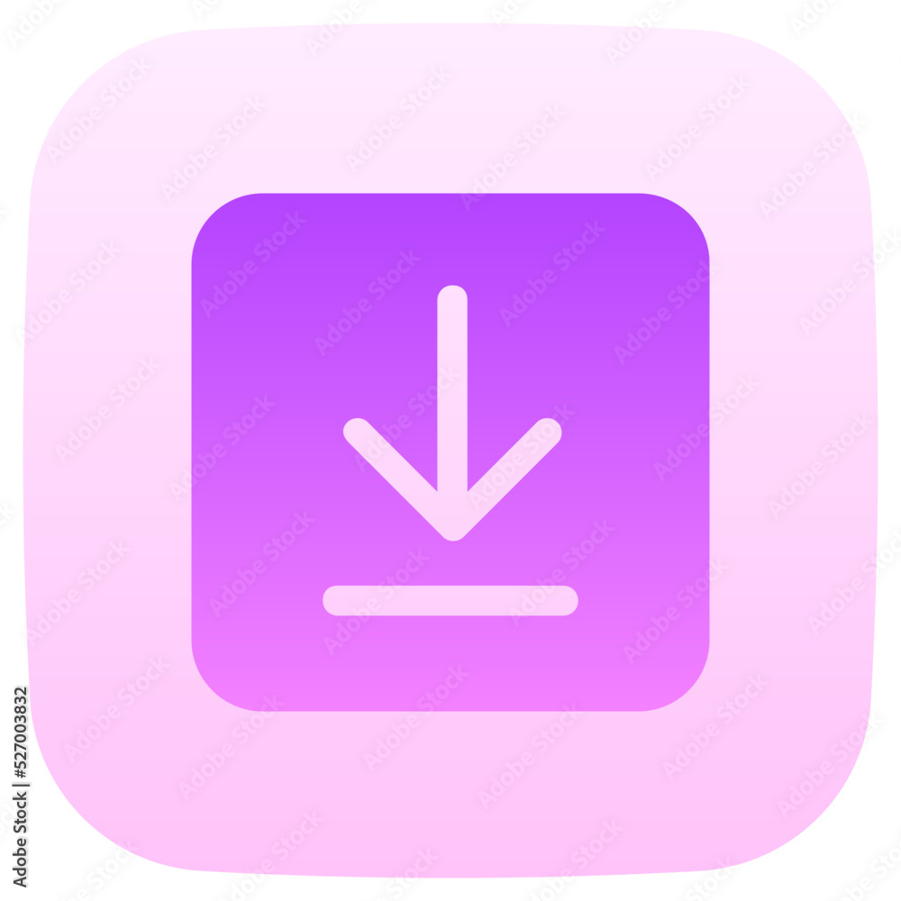 download flat gradient icon download flat gradient icon